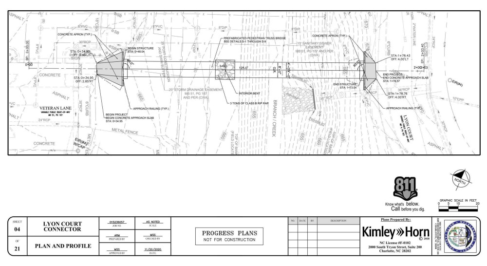 Lyon Court Connector Plan & Profile Condensed