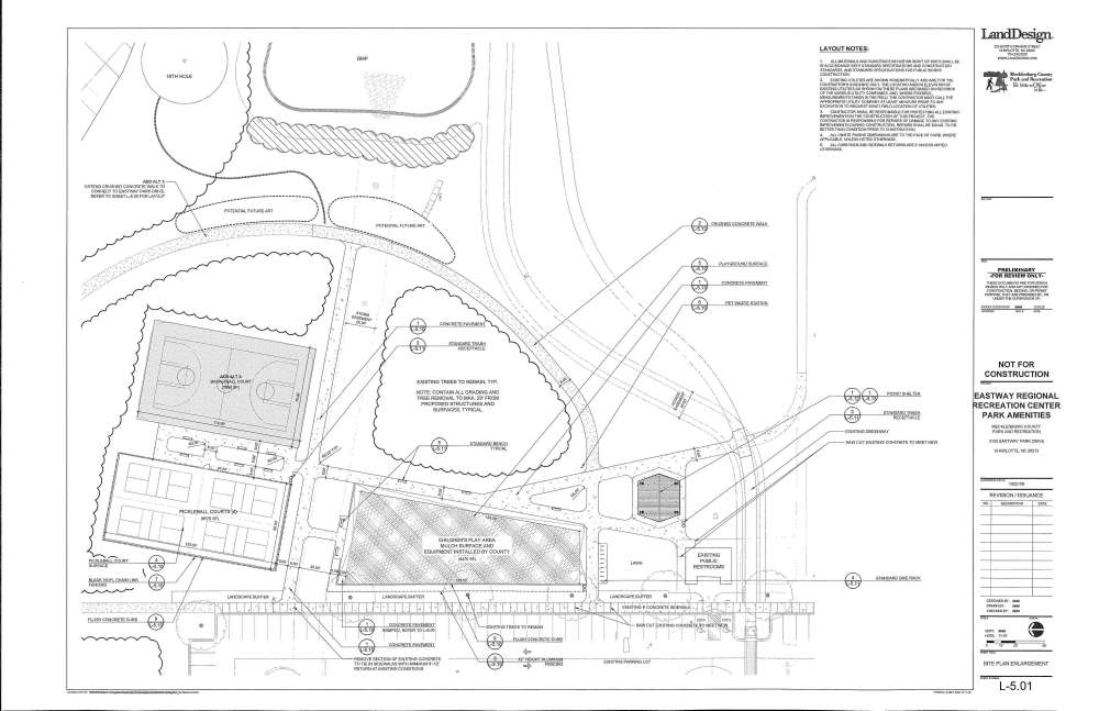 Eastway Site Amenities Site Plan