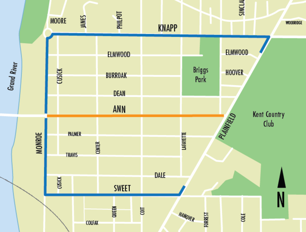 Ann Street Reconstruction Detour