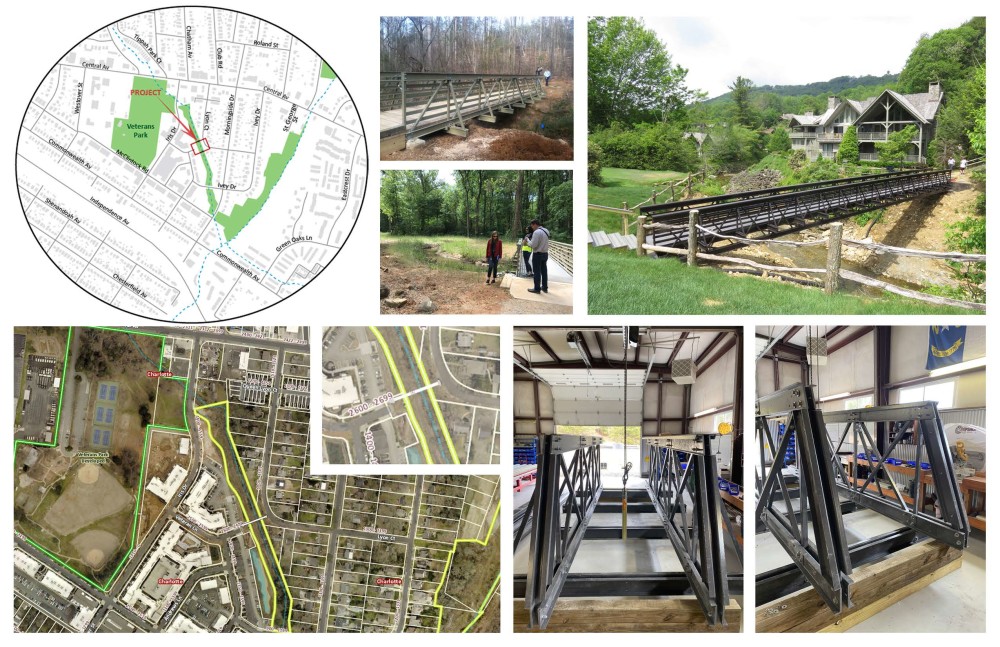 Lyon Court Connector-Vicinity Map & Example Bridge Collage