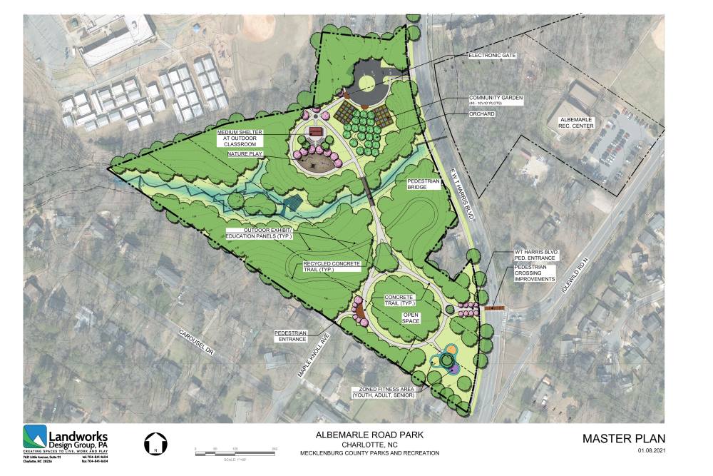 Albemarle Road Park Master Plan